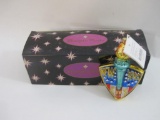 Christopher Radko New York/NYPD Badge Patriotic Ornament, in box, 4 oz