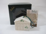 Belleek Old Parliament House Ornament, 24th Edition, 2011, in original box, 5 oz