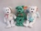 Three 10th Anniversary TY Beanie Babies including Star and Decade, with original tags, 15 oz