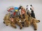 Five 2000 TY Beanie Babies including China, Roxie, Oats, and Lurkey, all with original tags, 1 lb 8