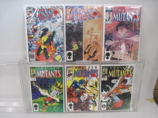 Six New Mutants Comics, Includes The New Mutants No. 15, 23, 31, 52-53, 55, 1984-1987, Marvel