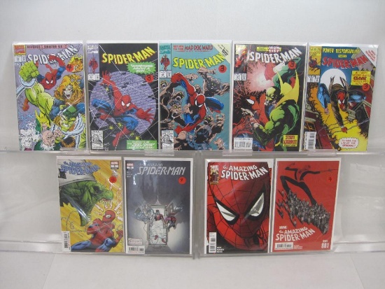 Nine Spider-Man Comics, Includes Spider-Man 19, 27, 29, 41, 51, 1992-1994, The Amazing Spider-Man 2,