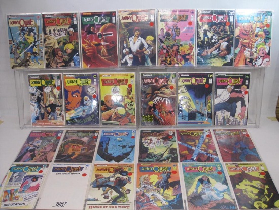 Twenty-five Jonny Quest Comic Books includes Issues No. 2, July 1986, No. 7-10, Dec-Mar 1986-87, No.
