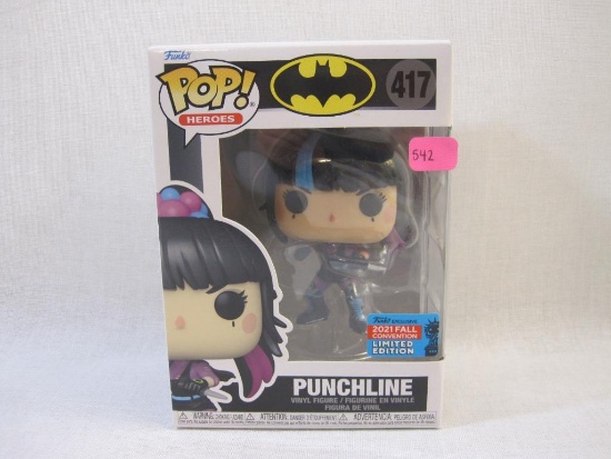 Funko Pop! Heroes Batman Punchline Vinyl Figure 417, new in box, 2021 Fall Convention Limited