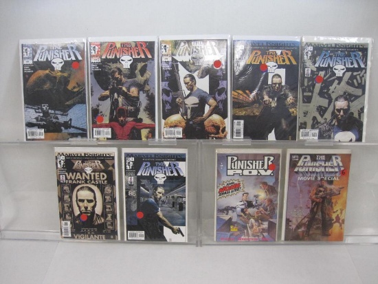 Nine Punisher Comics, Includes The Punisher Vol. 3 No. 2-5, 7-9, 2000-2002, Punisher P.O.V. No. 1,