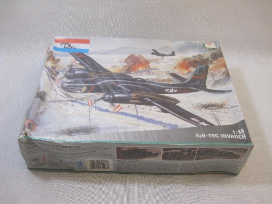 Monogram A/B-26C Invader 1:48 Scale Plastic Model Kit 5508, sealed, 1 lb 2 oz
