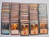 Assorted Magic the Gathering Cards including Jaya Fiery Negotiator, March of Reckless Joy, Lightning