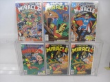 Five Mister Miracle Comics, Includes No. 1-2, 9, 1989, 19, and Mister Miracle Vol. 5 No. 19, 1977