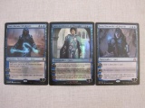 Three Jace Magic the Gathering Cards including two foil Jace Arcane Strategist and Jace Unraveler of