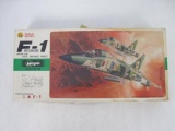Model F-1 Mitsubishi Japan Air Self Defense Force Plane in 1/72 Scale by Hasegawa, Open Box, 7oz