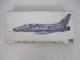 Model F-100D Super Sabre '20th Tactical Fighter Wing' Plane in 1/72 Scale by Hasegawa Hobby Kits,