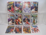 Twelve Flash Comics Books includes Issues No. 5, Oct 1987, No. 29, Aug 1989, Issues 1990 No. 36,