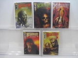 Five Brian Lumley Necroscope Comics for Mature Readers includes Issues No. 2, Dec 1992, No. 3,4, 5,