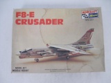 Model F8-E Crusader plane in 1/72 Scale by Minicraft Hasegawa, Open Box, 7oz