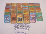 Approximately 100 Yu-Gi-Oh Trading Cards including Harpie's Pet Baby Dragon, Double Cyclone, foil
