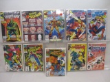 Ten Web of Spider-Man Comics, Includes Web of Spider-Man 23, 25, 52, 60, 78, 83, 104-106, 114, 2lbs,