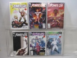 Six Power Girl Comics includes Issues No. 7, 14-16, Feb, Sept-Nov 2010, No. 19, 25, Feb, Aug 2011,