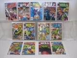 Thirteen The Incredible Hulk Comics includes Issues No. 296, June 1984, No. 353, Mar 1989, No. 367,
