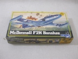 MPC McDonnell F2H Banshee 1/72 Scale Plastic Model Kit 1-4305, unassembled in original box, 6 oz