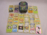 Assorted Pokemon Trading Cards including foil Emolga, Audino, Teddiursa and more with collectible