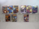 Nine Comics Featuring Marvel's Thanos, Includes Cosmic Powers 1, 1994, Thanos 3, Two copies With