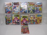 Eleven Comics Featuring Marvel's Adam Warlock and Thanos, Includes The Infinity War 2-6, 1992, The