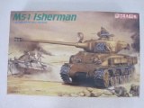 Model M51 Isherman Tank in 1/35 Scale by Dragon Models Ltd. 1997, In Box with Sealed Parts, 1.5lbs