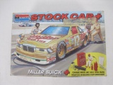 Model Stock Car + in 1/24 Scale by Monogram Models Inc. In Box, Started, Some Parts May be Missing,