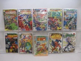 Ten Comics by Mostly Marvel Comics, Includes Spider-Woman 6, Weird Wonder Tales 22, The Sensational