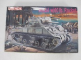 Model M4A4 w/60 lb. Rocket Tank in 1/35 Scale '39-'45 Series by Dragon, In Box with Sealed Parts,