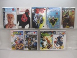 Nine Valiant Comics, Includes Magnus Robot Fighter 56, Bloodshot and Hard Corps 20, X.O. Manowar 7,