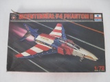 Model Bicentennial F4 Phantom II Plane in 1/72 Scale by ESCI, In Box with Sealed Parts, 9oz