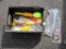 Assortment of Level Line in Stackable Plastic Bin, Includes Stringliner LevelWiz in Twisted