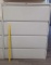 Four Drawer Metal Filing Cabinet, approx 42 inches wide, 60 inches tall and 18 inches deep