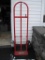 Red Metal Hand Truck