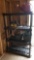 Plastic Shelf with Gardening Supplies, Turf Guard, Oil and More