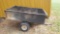 Single Axel Tow Behind Metal Trailer
