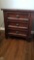 Two Wooden End Tables with Electric Outlet and USB Port in the Back of the Top Drawer, 26 x 17 x 29