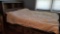 Full Sized Bed with Two Storage Drawers Underneath, 49 in tall at the headboard 86 in Long 60 in