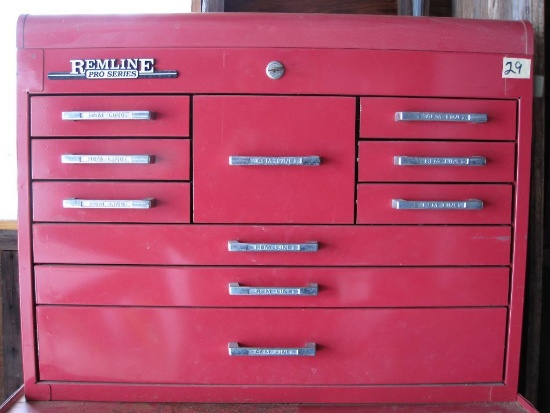 Remline Pro Series Tool Box, includes Soldering Supplies, Ratcheting Socket Wrenches, Sockets and