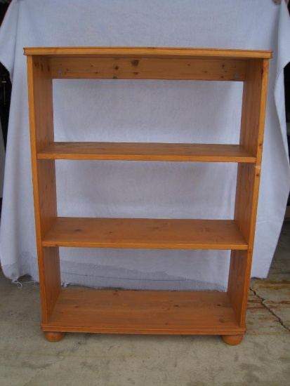 Wooden Shelf with Feet, 44 inches by 32 inches wide and 12 inches wide
