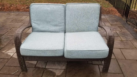 Outdoor Loveseat with Cushions