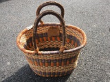 Alaffia Basket, Handwoven In Zarre, Ghana, See Tag