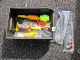 Assortment of Level Line in Stackable Plastic Bin, Includes Stringliner LevelWiz in Twisted