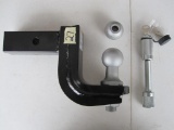 Trailer Hitch Ball Mount with Two Hitch Balls and Lock, See pictures for rating