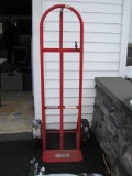 Red Metal Hand Truck