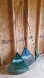 Three Lawn Rakes