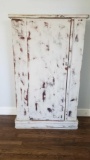 Vintage Solid Wood Cabinet, Contents Not Included, 32 in wide by 11 in deep by 54 in tall