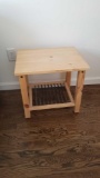 Wood End Table, 20x16x18 inches tall