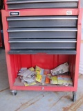 Homak Rollaway Toolbox With Assorted Tools, 13.5